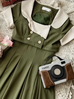 Robe Lolita Classique Polyester Sans Manches Classique