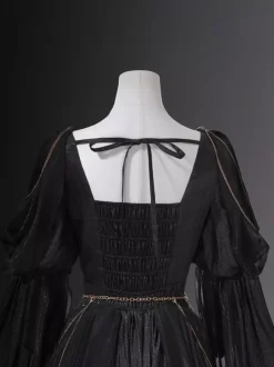 Robe Lolita classique style grec Night Messenger Lolita en mousseline de soie