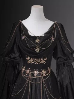Robe Lolita classique style grec Night Messenger Lolita en mousseline de soie