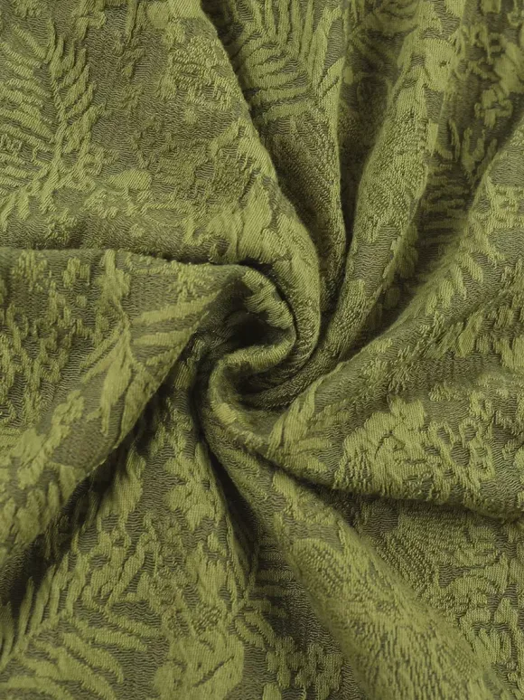 Robe longue dos nu à bretelles fermeture éclair sans manches imprimé floral épaules dénudées vert tendre