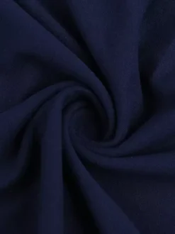 Robe longue dos nu bleu marine à col halter pour femme - Robe asymétrique en dentelle patchwork - Robe moulante sexy idéale pour une soirée d'anniversaire d'été 2026