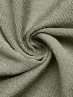Robe longue d'été fluide et décontractée pour femme col carré manches bouffantes et taille smockée vert sauge