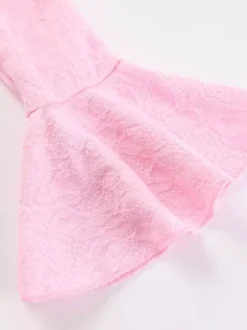 Robe longue en dentelle à épaules dénudées pour femme - Élégante robe sirène à manches longues et coupe trompette - Soirée formelle de printemps 2026