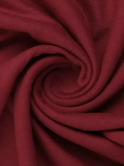 Robe longue en dentelle à épaules dénudées pour femme - Robe moulante rouge bordeaux à manches longues et fente - Soirée de printemps 2026