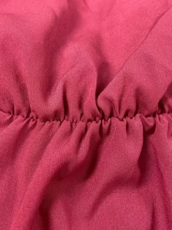 Robe longue portefeuille rose poudré pour femme - Élégante robe longue fendue sur la cuisse et décolleté en V - Tenue d'invitée pour un mariage d'été à la plage 2026