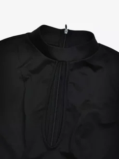 Robe longue sirène élégante à col montant et découpe en forme de goutte pour femme 2026