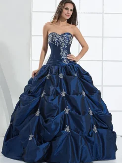 Robe mariée bustier broderie dos nu à laçage jupe à plis longueur au sol Robe de mariée