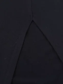 Robe maxi femme à fente haute et manches en résille - Robe moulante noire sexy dos nu - Tenue de soirée gothique 2026
