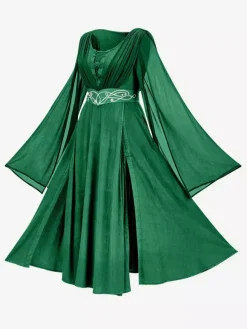 Robe médiévale pour femme robe de bal longue style rétro gothique costume de cosplay Renaissance