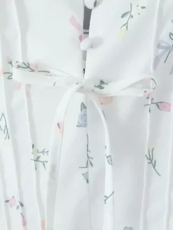 Robe mi-longue trapèze à imprimé floral et décolleté en c艙ur pour l'été 2026