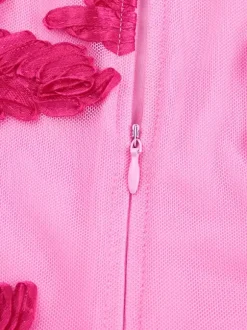 Robe moulante à bretelles spaghetti et motifs floraux pour femme - Mini-robe sexy - Tenue idéale pour une soirée d'été en club (collection 2026)