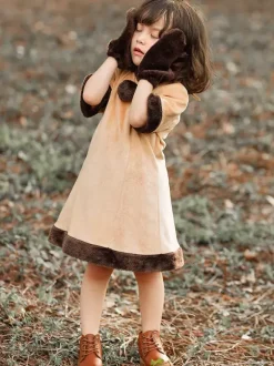 Robe Noël Kaki Déguisement Enfant Costumes De Vacances De Noël