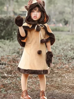 Robe Noël Kaki Déguisement Enfant Costumes De Vacances De Noël
