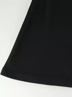 Robe nuisette midi à sequins pour femme - Robe noire élégante à bretelles spaghetti et ourlet sirène - Tenue de soirée d'été 2026