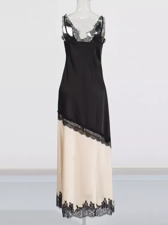 Robe romantique en mousseline noire pour les occasions spéciales