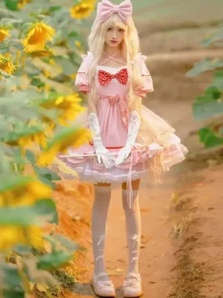 Robe Sweet Lolita à manches courtes Robe Sweet Lolita