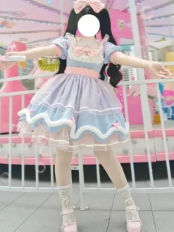 Robe Sweet Lolita à manches courtes Robe Sweet Lolita