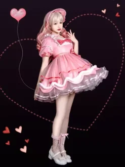 Robe Sweet Lolita à manches courtes Robe Sweet Lolita