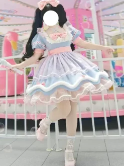 Robe Sweet Lolita à manches courtes Robe Sweet Lolita