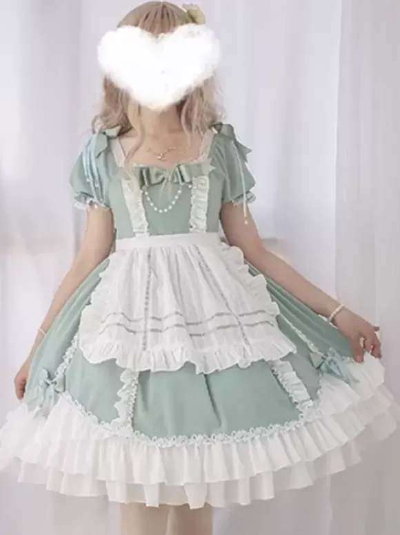 Robe Sweet Lolita à manches courtes Robe Sweet Lolita