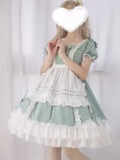 Robe Sweet Lolita à manches courtes Robe Sweet Lolita