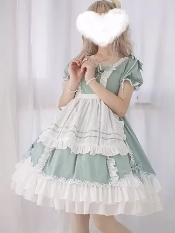 Robe Sweet Lolita à manches courtes Robe Sweet Lolita