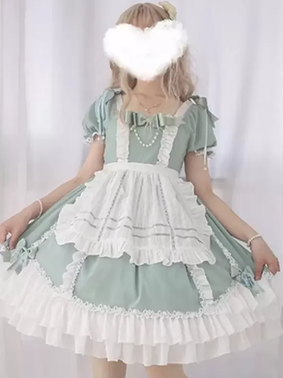 Robe Sweet Lolita à manches courtes Robe Sweet Lolita