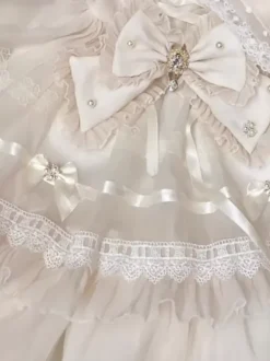 Robe Sweet Lolita en polyester à manches courtes