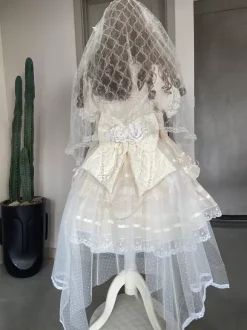 Robe Sweet Lolita en polyester à manches courtes