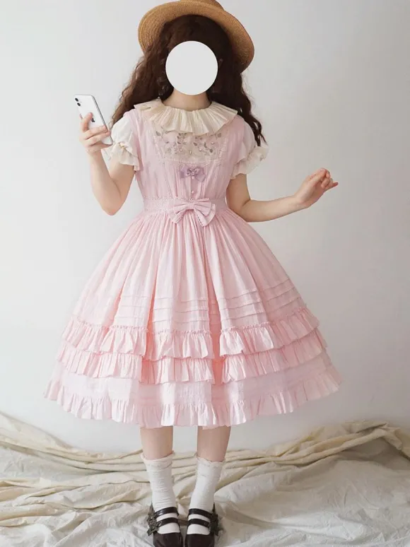 Robe Sweet Lolita Robe pull sans manches en polyester