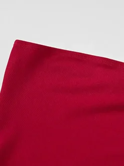 Robe bustier minimaliste à col foulard pour femme - Élégante robe sirène maxi - Soirée de gala formelle de printemps 2026