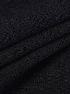 Robe-chemise à découpe et n艙ud sur le devant pour femme - Mini-robe noire à manches longues et ourlet à volants - Collection streetwear printemps 2026