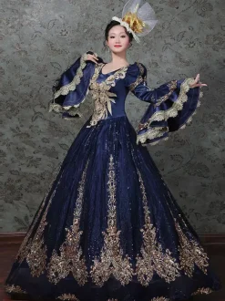 Robe Classique Polyester Manches Longues Robes Classiques Vert