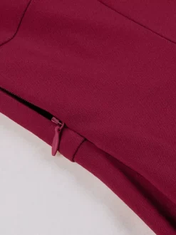 Robe cocktail trapèze à manches courtes et col en V froncé pour femme 2026
