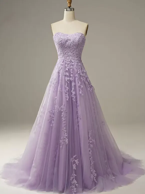 Robe de bal robe de soirée bustier laçage sur dos avec traîne
