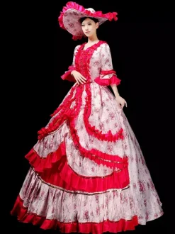 Robe de cour royale européenne pour femme robe de bal victorienne vintage élégante costume de photographie de princesse et robe de spectacle sur scène