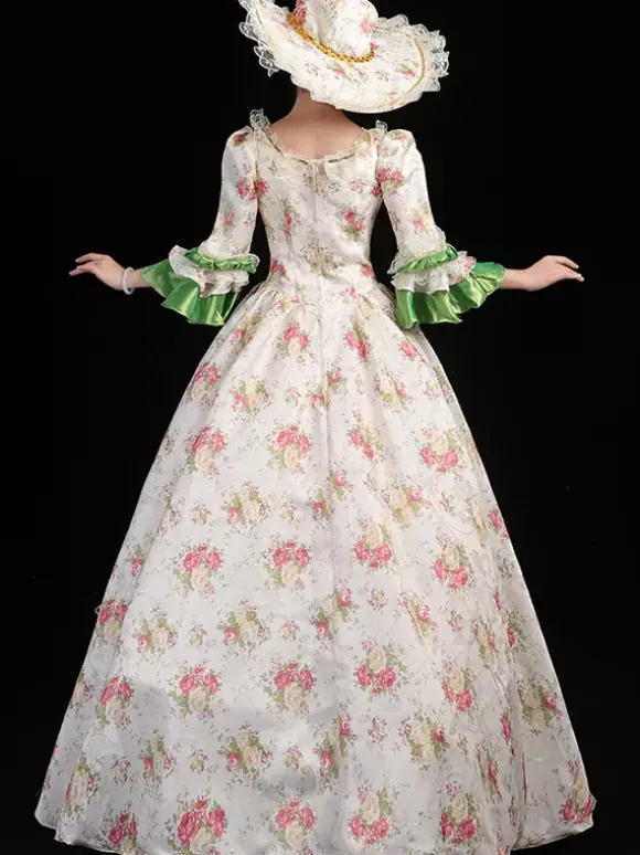 Robe de cour royale européenne pour femme robe de bal victorienne vintage élégante costume de photographie de princesse et robe de spectacle sur scène