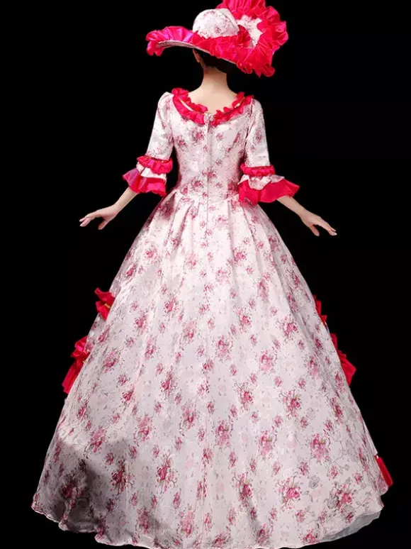 Robe de cour royale européenne pour femme robe de bal victorienne vintage élégante costume de photographie de princesse et robe de spectacle sur scène