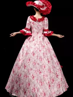 Robe de cour royale européenne pour femme robe de bal victorienne vintage élégante costume de photographie de princesse et robe de spectacle sur scène