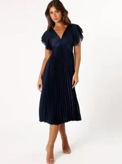 Robe de demoiselle d'honneur courte élastique en soie comme du Satin manches courtes fermeture éclair col en v robes de soirée de mariage