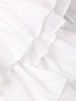 Robe de lolita douce Jabots Coton Arcs Sans Manche Blanche Déguisements Halloween