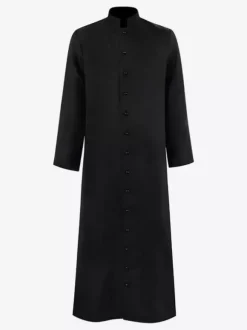 Robe De Moine Médiévale Rétro Manches Longues Magicien Vêtements D'Église De Prêtre Bourgogne