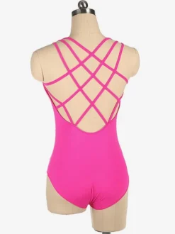 Robe De Patinage Costumes De Danse Polyester Bleu