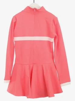 Robe De Patinage Rose Costumes De Danse Velours Coréen