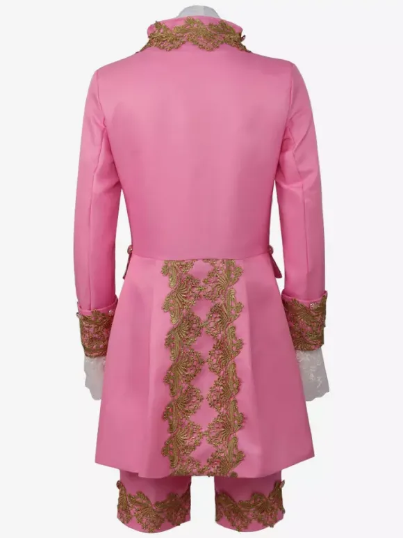 Robe de Prince de palais pour hommes Costume de Performance Costume rétro médiéval Bourgogne