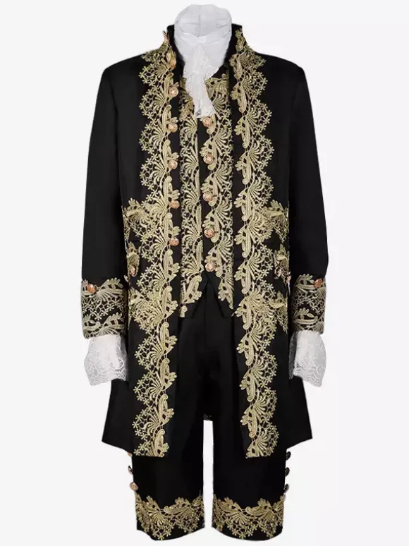 Robe de Prince de palais pour hommes Costume de Performance Costume rétro médiéval Bourgogne
