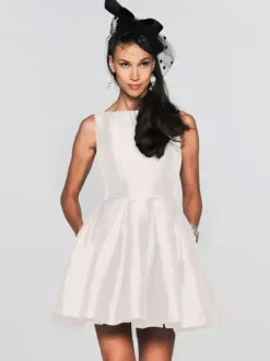 Robe de soirée cocktail mariage petite robe noir dos nu