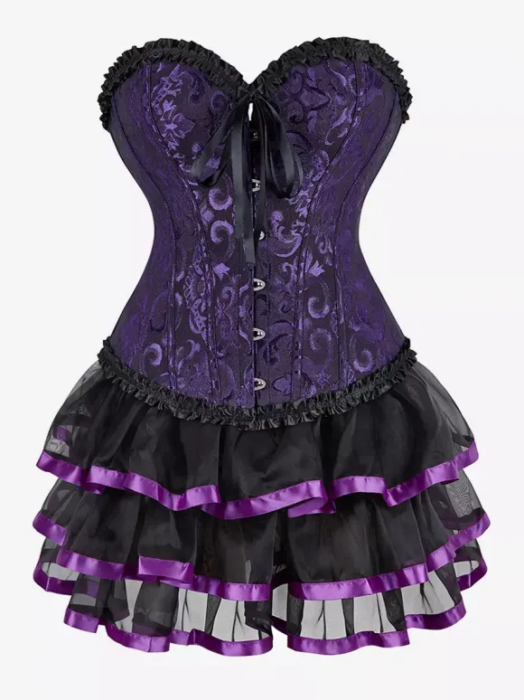 Robe de soirée corset bordeaux sans manches dos nu robe d'été