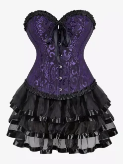 Robe de soirée corset bordeaux sans manches dos nu robe d'été