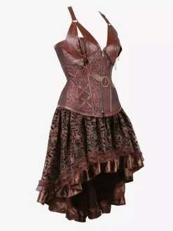 Robe de soirée corset noire sans manches à col en V et dos nu